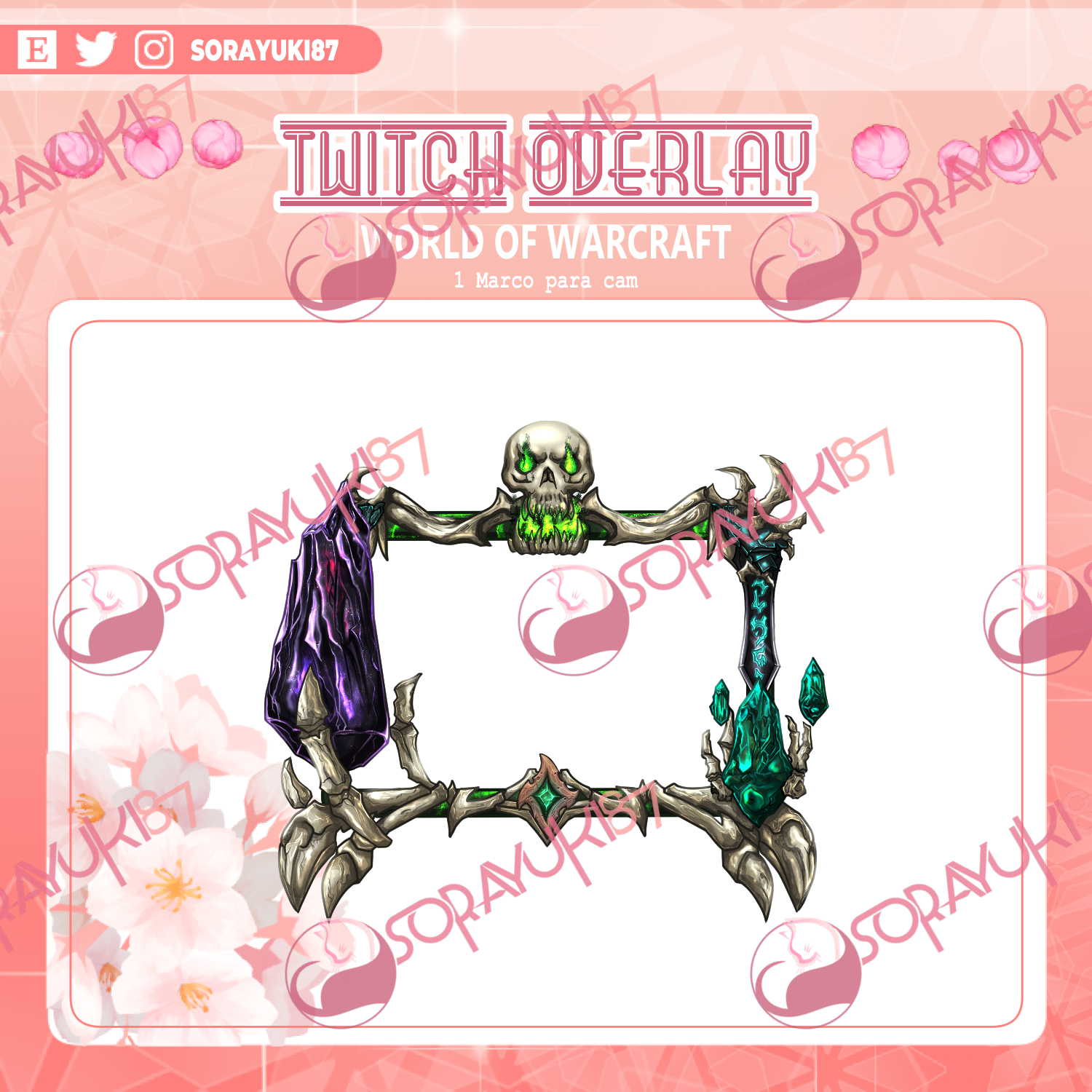 TWITCH OVERLAY Shadowlands World of Warcraft