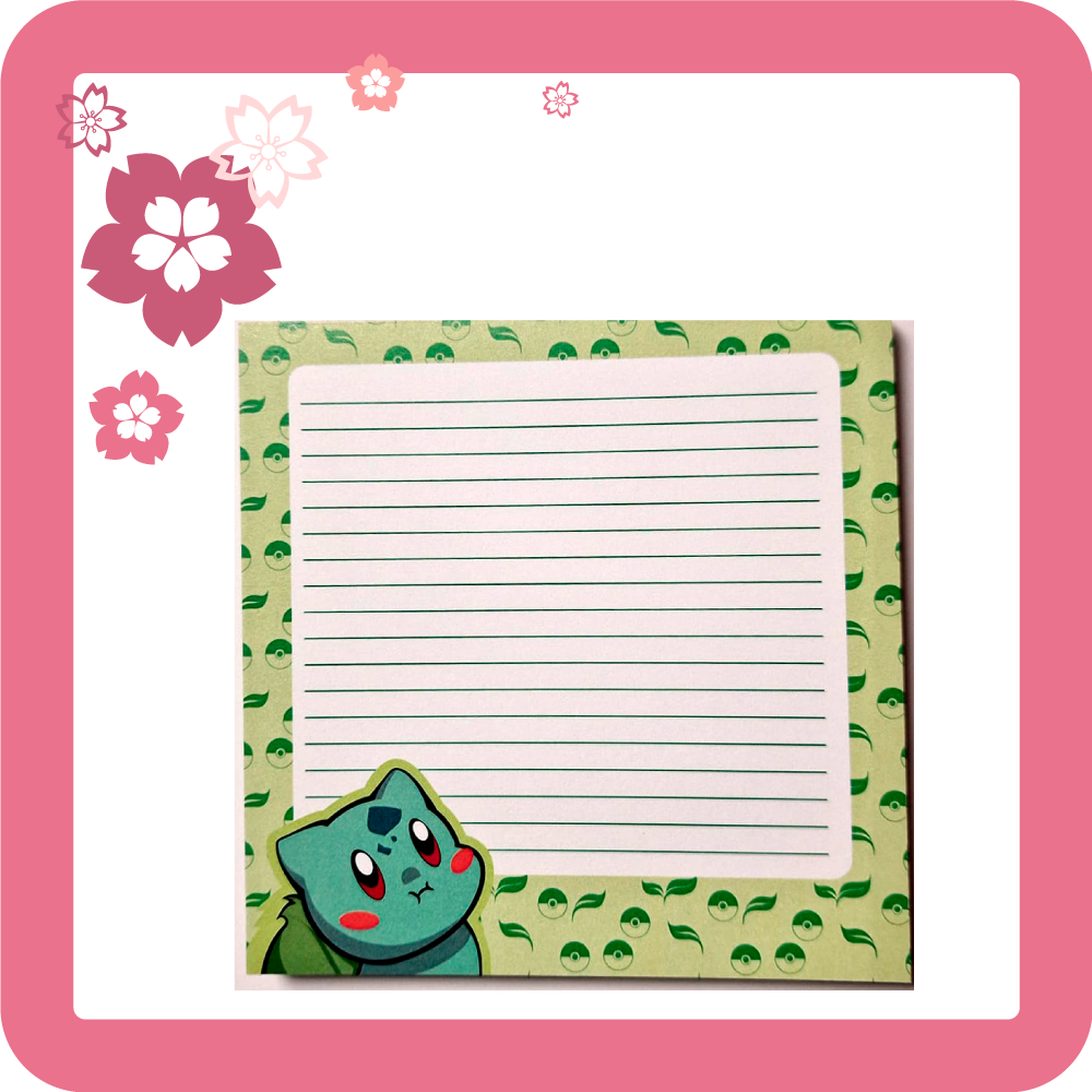 Libreta Pokémon — Bulbasaur