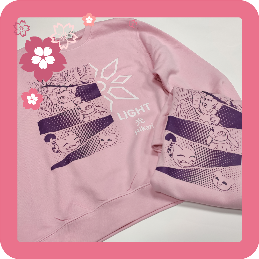 Sudadera rosa Talla M — Angewomon evolution